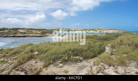 Ponte del diavolo bay - Caraibi mare tropicale - Antigua e Barbuda Foto Stock