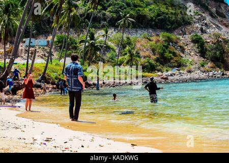 Nam du beach. nam du isola è diventata una meta attraente per i turisti. Foto Stock