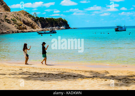 Nam du beach. nam du isola è diventata una meta attraente per i turisti. Foto Stock