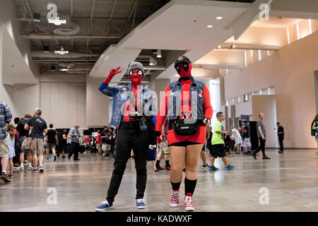 Cosplayers a Awesome Con 2017 - Washington DC, Stati Uniti d'America Foto Stock