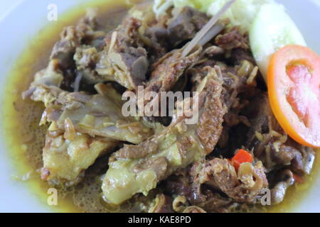 zuppa di carne Foto Stock