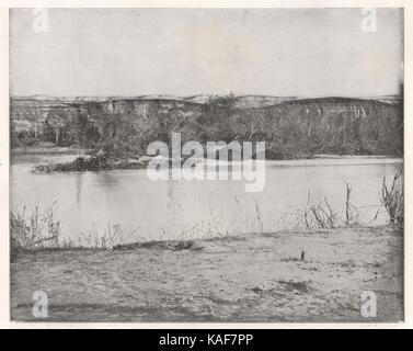 Il fiume Giordano, Palestina Foto Stock