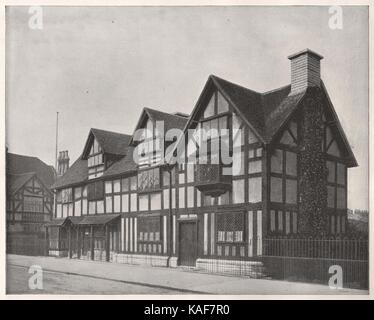 Shakespeare's House, Stratford-On-Avon, Inghilterra Foto Stock