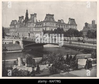 Hotel de la Ville di Parigi Foto Stock