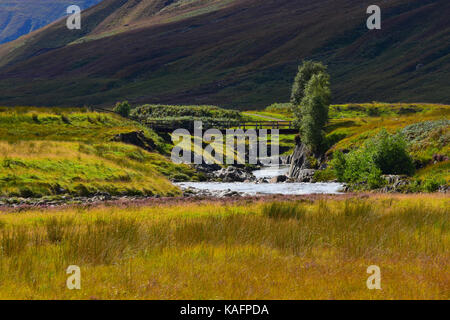 Glen roy Scozia - highlands Foto Stock