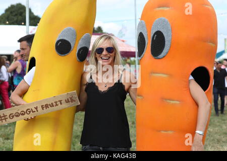 La big feastival 2017 su churchill heath farm in kingham, Chipping Norton, Oxfordshire. dotato di: jo wiley dove: Chipping Norton, Oxfordshire, Regno Unito quando: 26 ago 2017 credit: wenn.com Foto Stock