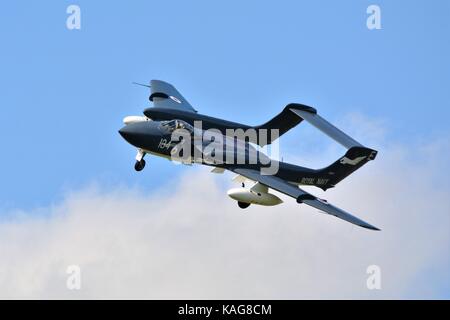 Seavixen battenti a duxford royal navy fighter Foto Stock