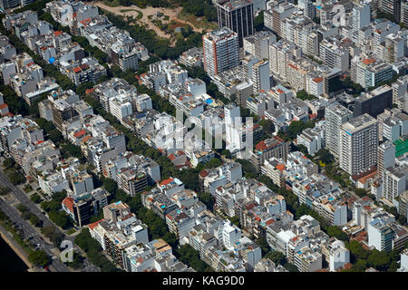 Appartamenti residenziali a Ipanema, rio de janeiro, Brasile, Sud America - aerial Foto Stock