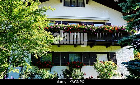 Uno stile country house a Grainau, Germania Foto Stock