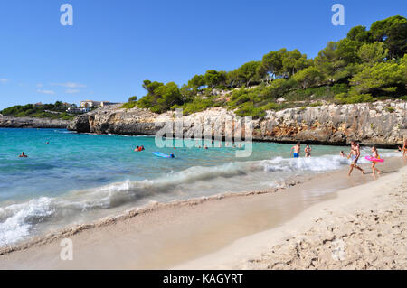 Cala anguila su maiorca isole baleari in Spagna Foto Stock