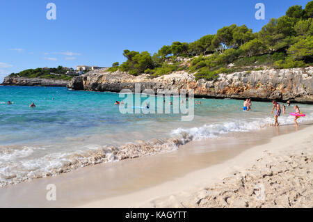 Cala anguila su maiorca isole baleari in Spagna Foto Stock