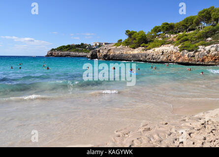 Cala anguila su maiorca isole baleari in Spagna Foto Stock