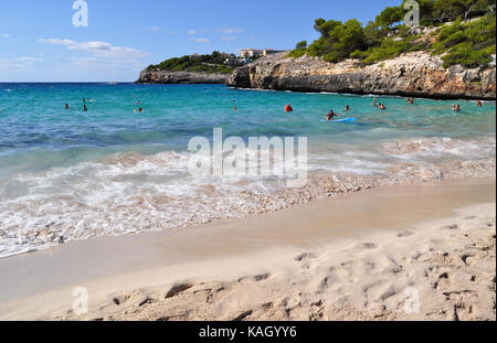 Cala anguila su maiorca isole baleari in Spagna Foto Stock