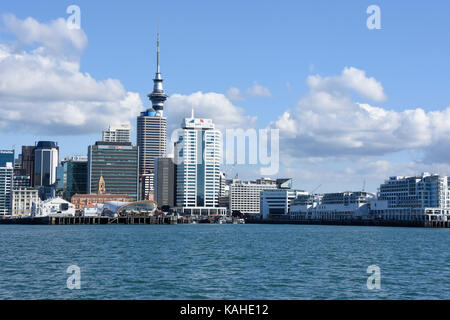 Porto di Auckland, Nuova Zelanda Foto Stock