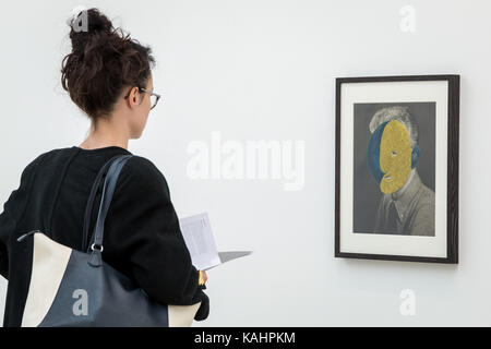 Londra, Regno Unito. 26 Sep, 2017. Saatchi Gallery iconoclasti ESPOSIZIONE: ARTE fuori il mainstream. Nuova mostra con i lavori di tredici artisti contemporanei. Credito: Guy Corbishley/Alamy Live News Foto Stock