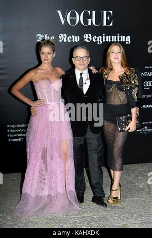 Milano, Italia. Xxv Sep, 2017. Milano evento VOGUE ITALIA il nuovo inizio. arrivi nella foto: guest credit: indipendente Agenzia fotografica/alamy live news Foto Stock