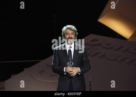 San Sebastian, Euskadi, Spagna. 26 Sep, 2017. Ricardo Darin riceve premio donostia durante il sessantacinquesimo san sebastian film festival il 26 settembre 2017 a san sebastian, Spagna. Credito: jack abuin/zuma filo/alamy live news Foto Stock