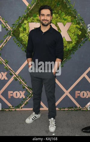 Settembre 25, 2017 - West Hollywood, California, Stati Uniti - 25 settembre 2017 - West Hollywood, California - Alfonso Herrera. fox fall premiere partito svoltasi a catturare la. Photo credit: f. sadou/admedia (credito immagine: © f. sadou/admedia via zuma filo) Foto Stock
