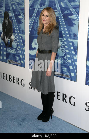 Hollywood, California, Stati Uniti. 26th settembre 2017. Holly Hunter, al CINEMA DOCUMNETARY di HBO, SPIELBERG LA PREMIERE presso Paramount Studios il 26 settembre 2017 a Los Angeles, California. Credito: Faye Sadou/Media Punch/Alamy Live News Foto Stock