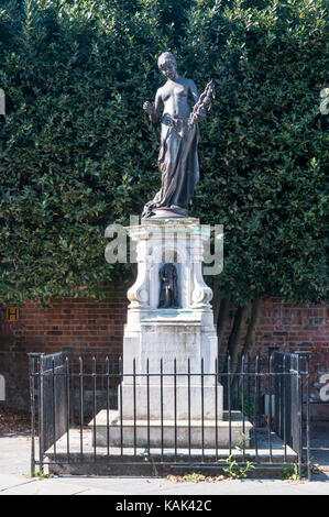 Memoriale di Christopher Marlowe in Canterbury Foto Stock