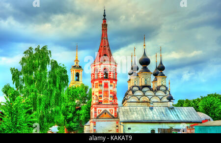 St. antipas e san lazzaro chiese di Suzdal, Russia Foto Stock