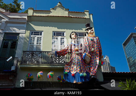 I complementi al di sopra di cafè sulla Rua do Lavradio, centro di Rio de janeiro, Brasile, Sud America Foto Stock