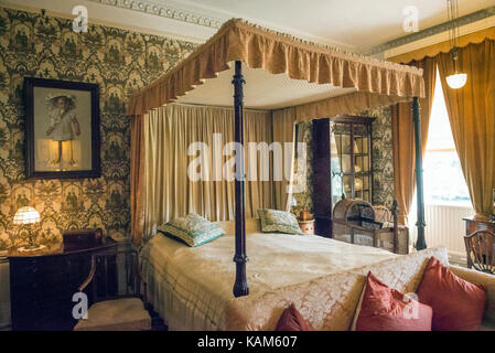 Interno della casa Quex a Birchington-on-Sea, Kent, Regno Unito Foto Stock