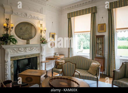 Interno della casa Quex a Birchington-on-Sea, Kent, Regno Unito Foto Stock