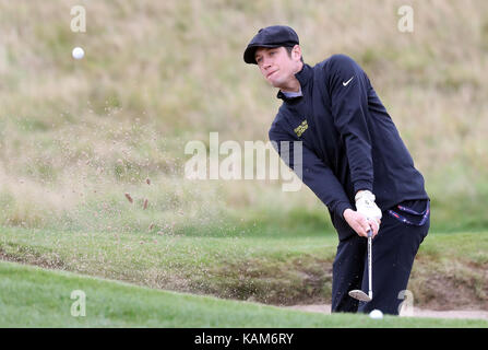 Vernon kay durante il pro-am giorno del british masters a vicino casa golf club, Newcastle. Foto Stock