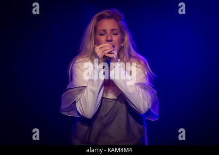 La cantante e cantautrice inglese Ellie Goulding esegue un concerto dal vivo durante il festival musicale norvegese Bergen 2017. Norvegia, 15/06 2017. Foto Stock