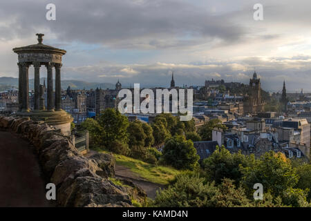 Calton Hill, Edimburgo, Lothian, Scozia, Regno Unito Foto Stock