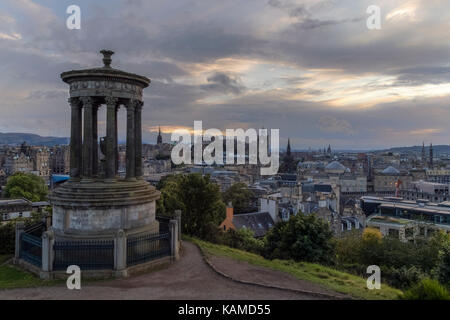 Calton Hill, Edimburgo, Lothian, Scozia, Regno Unito Foto Stock