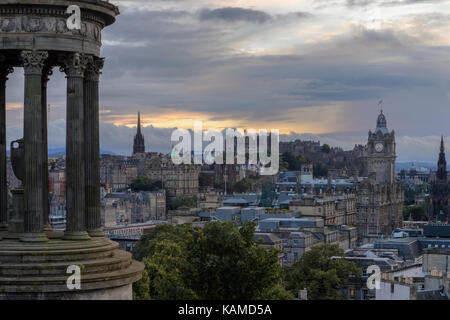 Calton Hill, Edimburgo, Lothian, Scozia, Regno Unito Foto Stock