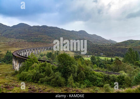 Glenfinnan, Lochaber, Highlands, Scozia, Regno Unito Foto Stock