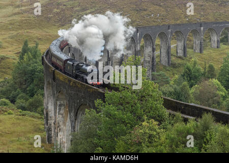 Glenfinnan, Lochaber, Highlands, Scozia, Regno Unito Foto Stock