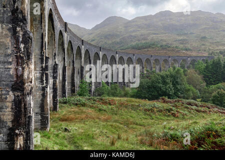 Glenfinnan, Lochaber, Highlands, Scozia, Regno Unito Foto Stock