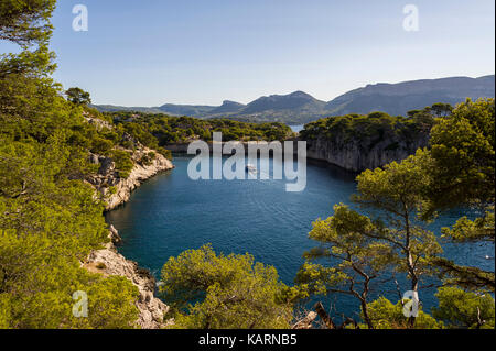 CASSIS, LES CALANQUES, BDR FRANCIA 13 Foto Stock