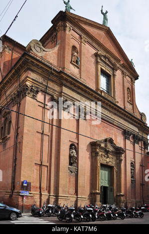 Chiesa di san salvatore, via Cesare Battisti, bologna, Italia Foto Stock