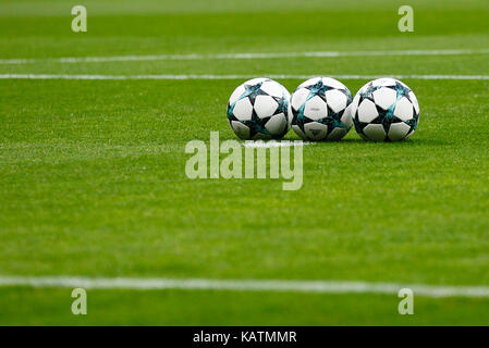 Madrid, Spagna. Il 27 settembre, 2017. Pre-match warm-up UCL Champions League tra Atlético de Madrid vs Chelsea FC a Wanda Metropolitano stadium in Madrid, Spagna, 27 settembre 2017 . Credito: Gtres Información más Comuniación on line, S.L./Alamy Live News Foto Stock