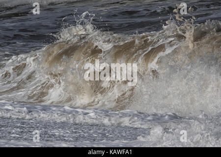 Onde e ondulazioni paesaggi marini Foto Stock