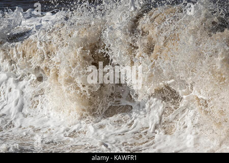 Onde e ondulazioni paesaggi marini Foto Stock