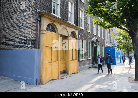 Whitechapel fonderia di campane in East End di Londra (ora chiuso) è stata la più famosa del mondo fonderia campana e i realizzatori del Big Ben e la Liberty Bell. Foto Stock