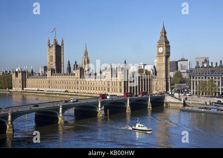 Gran Bretagna, Londra, Westminster Palace, Houses of Parliament, Foto Stock
