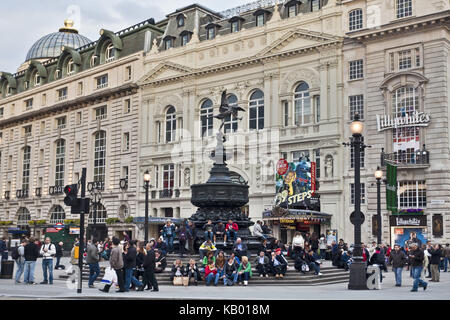 Gran Bretagna, Londra, piccadilly circus, Foto Stock