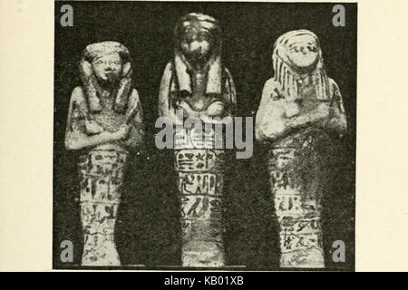 Ushabtis XXI dinastia Petrie Foto Stock