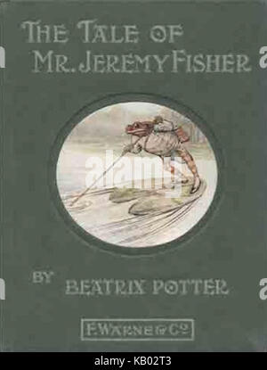 Il racconto del signor Jeremy Fisher prima edizione il coperchio Foto Stock