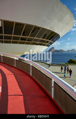 Nitreói Museo di Arte Contemporanea, Nitreoi, Rio de Janeiro, Brasile, Sud America Foto Stock