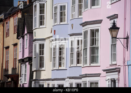 Gli edifici colorati su holywell Street, Oxford, Regno Unito Foto Stock