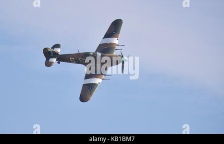 Hawker Hurricane Mk IIc del Battle of Britain Memorial Flight Foto Stock