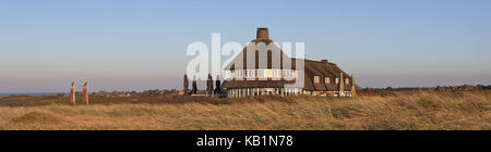 Ristorante Casa Sturmhaube a Kampen, isola di Sylt, SCHLESWIG-HOLSTEIN, Germania, Foto Stock